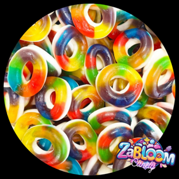 Anneau multicolore lisse 100gr