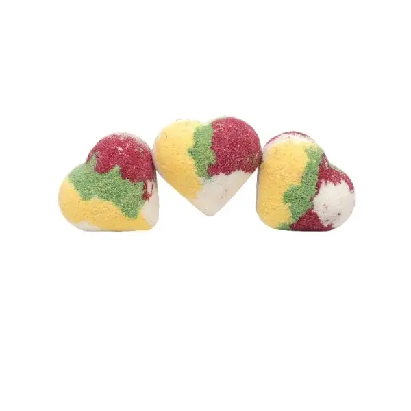 Bombes de bain cœur bubblegum