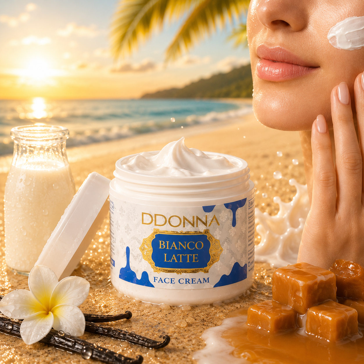 Crème visage hydratante bianco latte 115gr