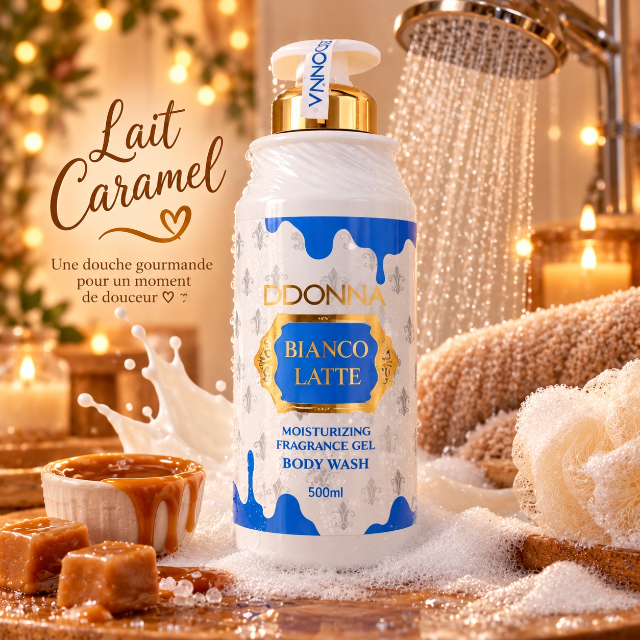 Gel douche bianco latte 520ml