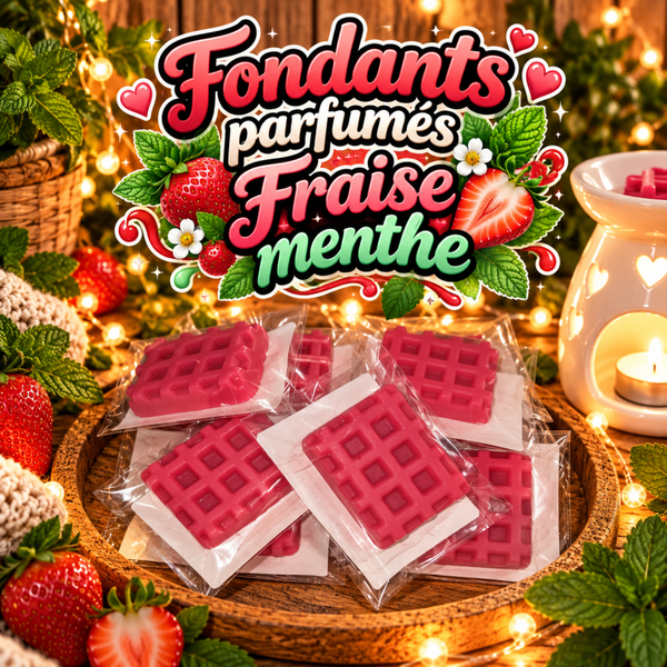 Fondants parfumés Fraise/Menthe
