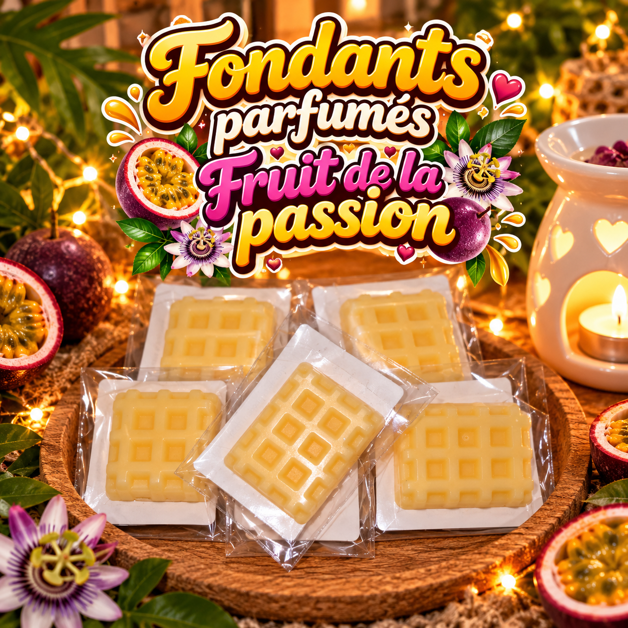 Fondants parfumés Fruit de la passion