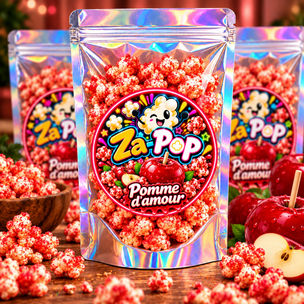 Pop-corn Pomme D'amour (+- 50gr)