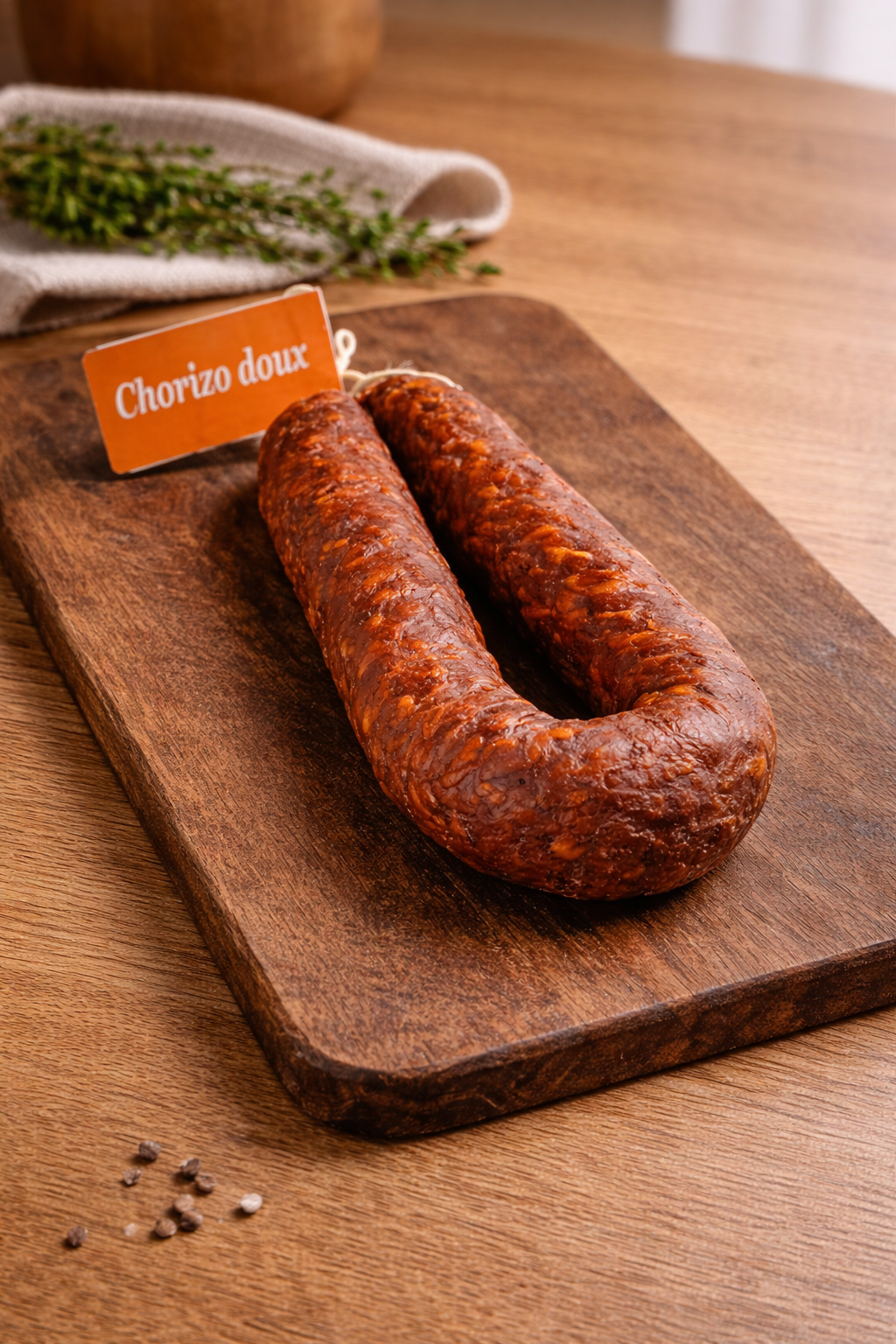 Chorizo sec doux artisanal (France)