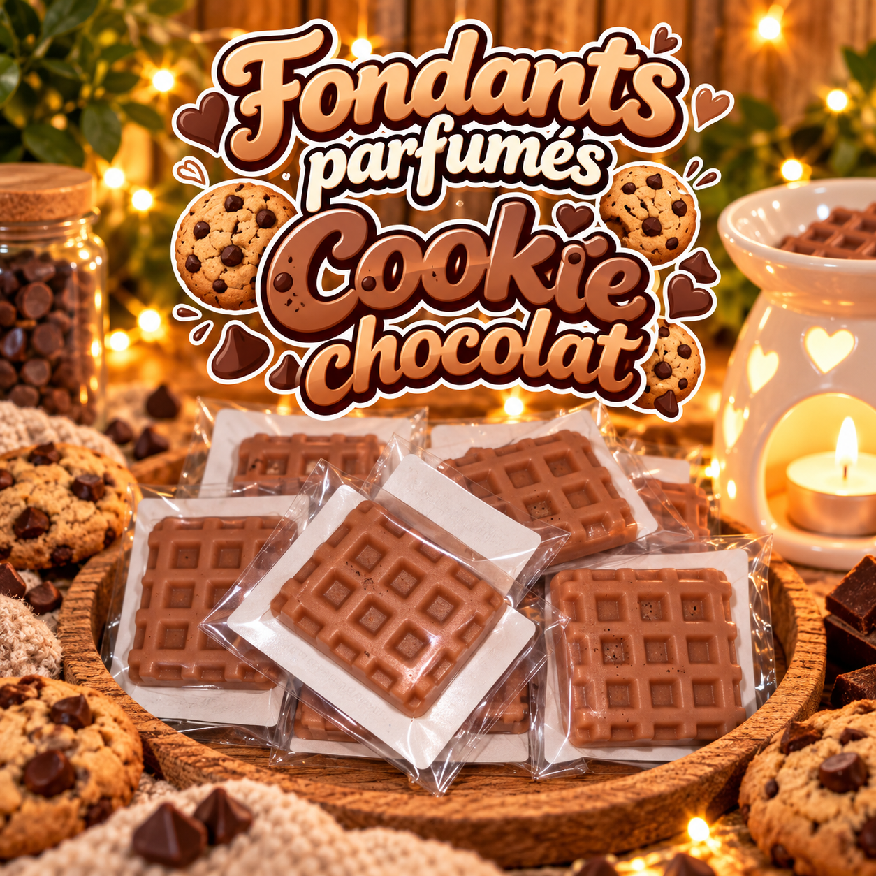 Fondants parfumés Cookie Chocolat