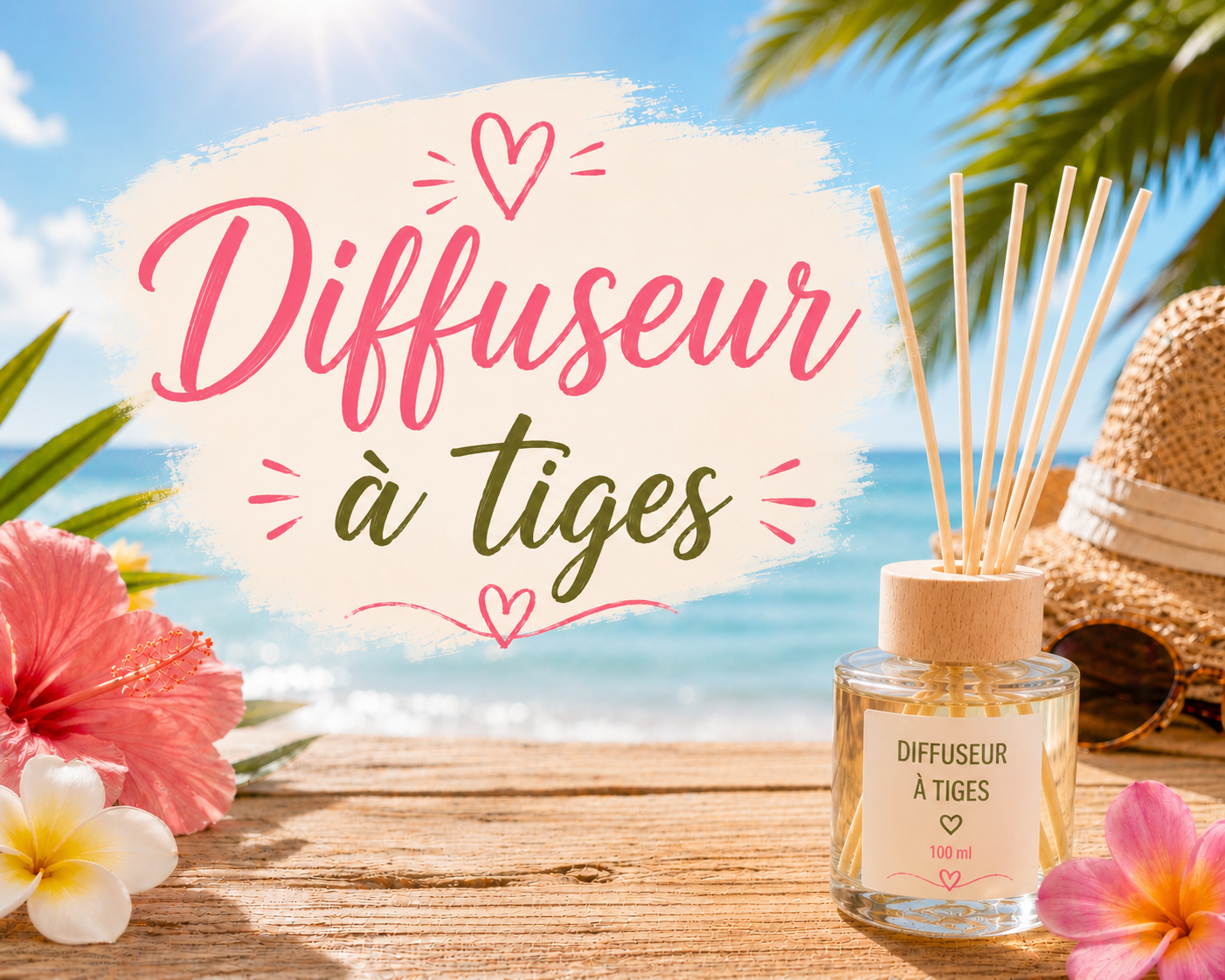 Diffuseur à tiges 100ml