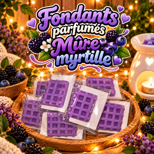 Fondants parfumés Mûre myrtille
