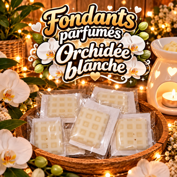 Fondants parfumés Orchidée blanche