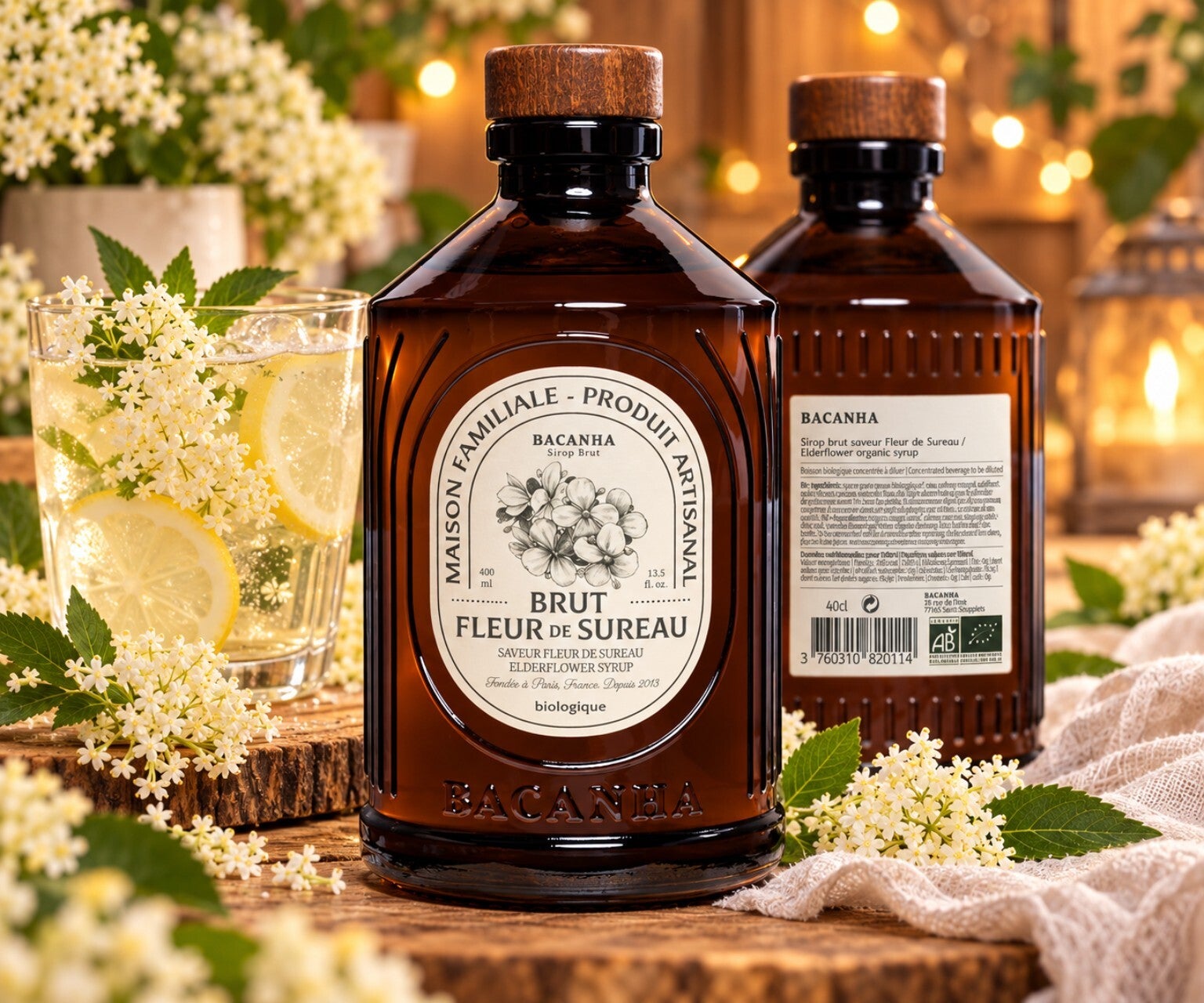 Sirop brut Fleur de sureau 400ml