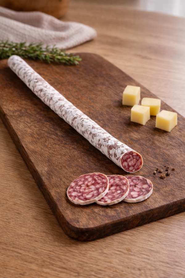 Fuet au beaufort artisanal (France)