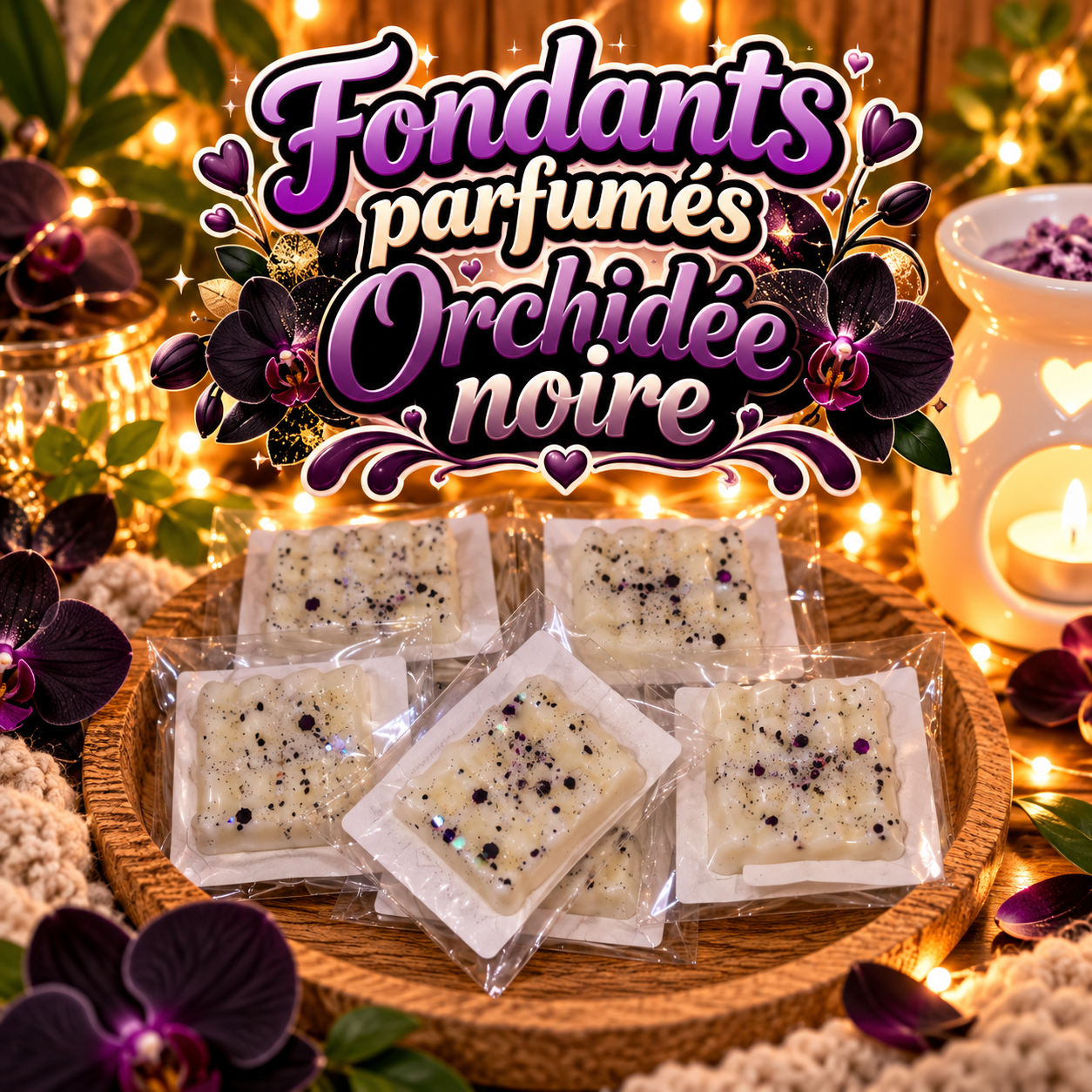 Fondants parfumés Orchidée noire