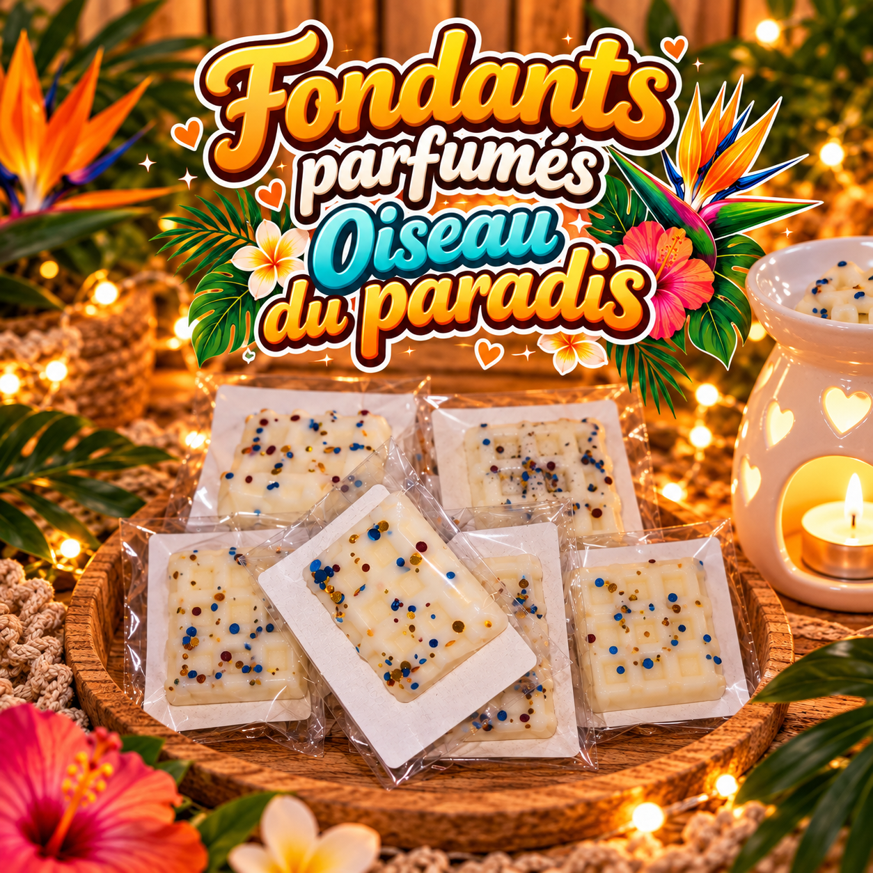 Fondants parfumés Oiseau du paradis