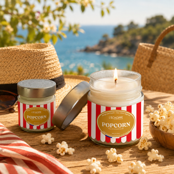 Bougie Popcorn 180gr 45h de diffusion