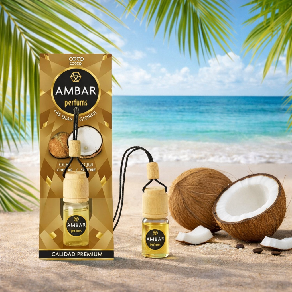 Diffuseur voiture à la noix de coco (Ambar)