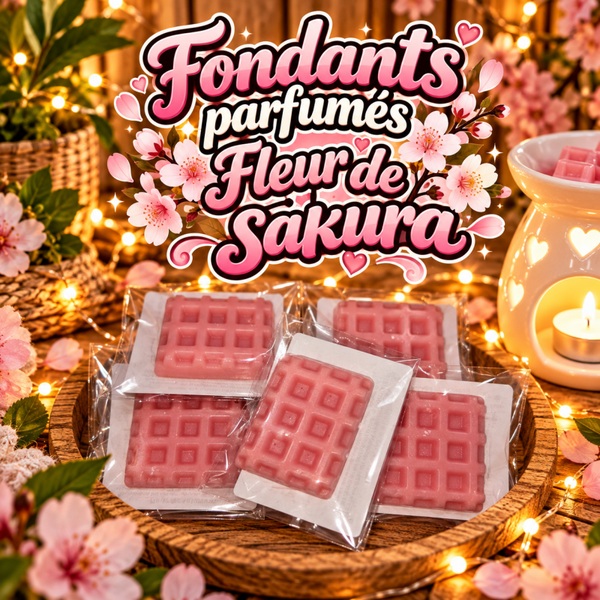 Fondants parfumés Fleur de sakura