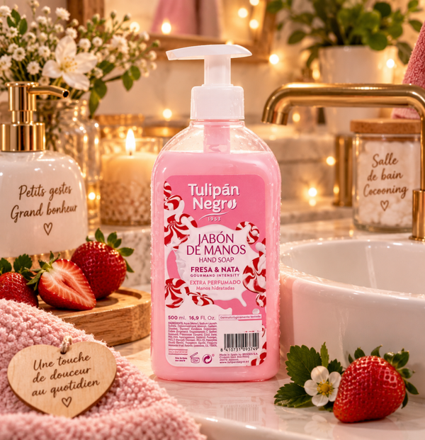 Savon mains Fraise Chantilly 500ml