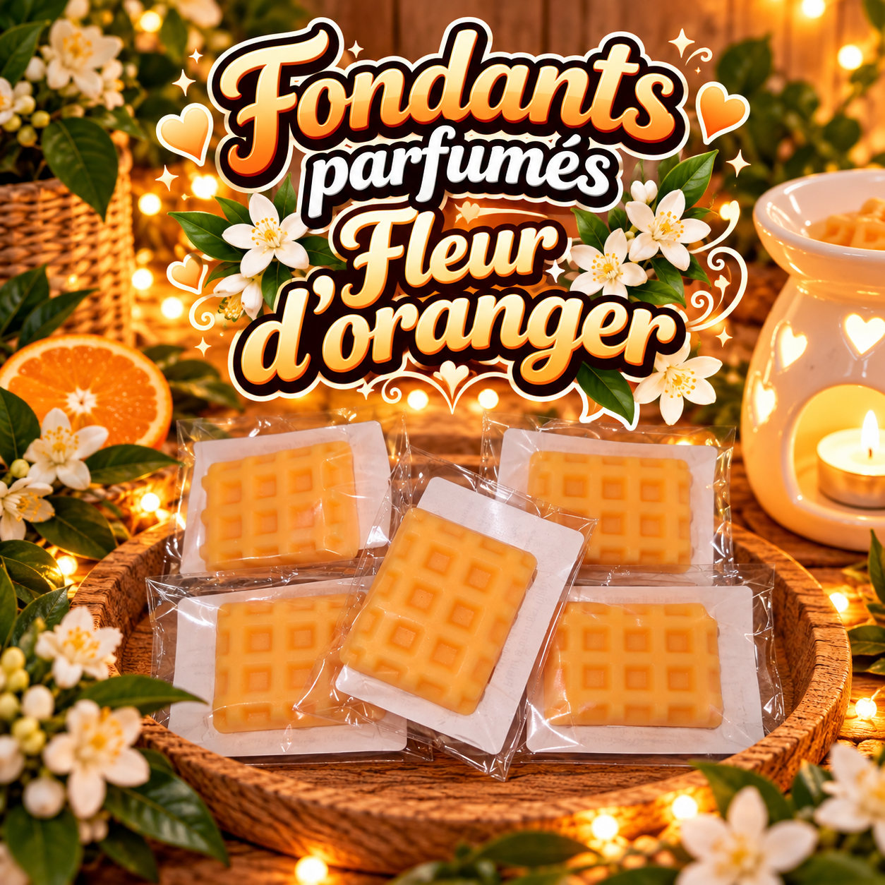 Fondants parfumés Fleur d'oranger
