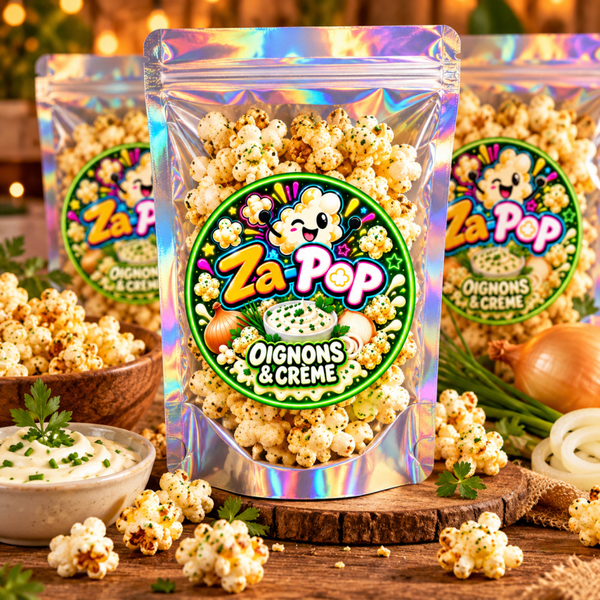 Pop-corn Oignons & Crème (+-50gr)