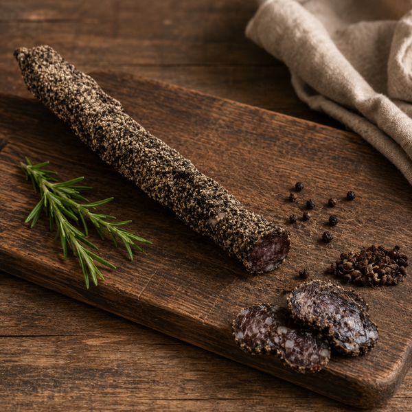 Fuet au poivre artisanal (France)