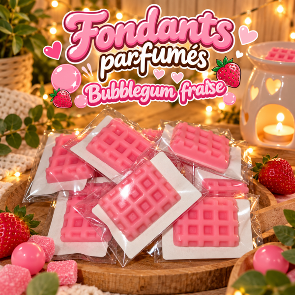 Fondants parfumés Bubblegum fraise