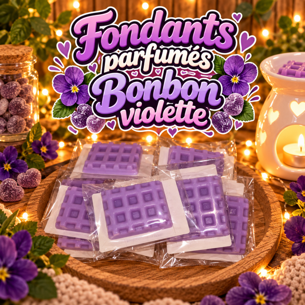 Fondants parfumés Bonbon violette