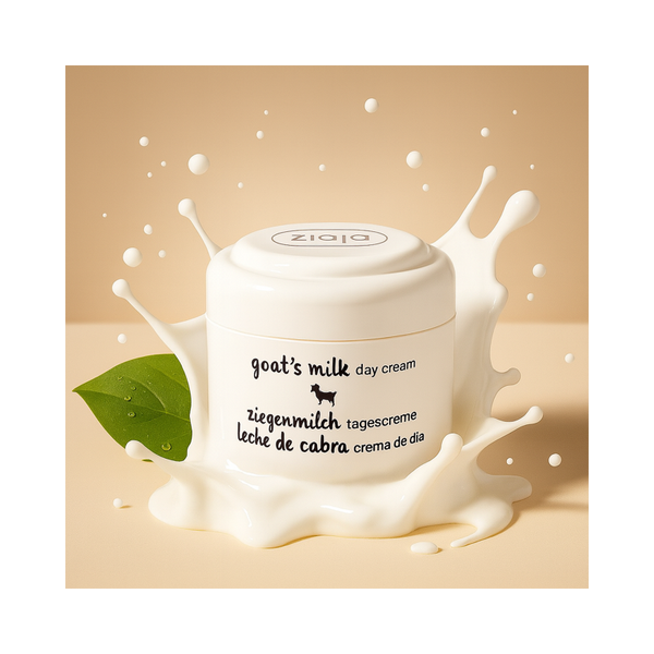 Crème visage de jour Anti Âge au Lait de Chèvre.