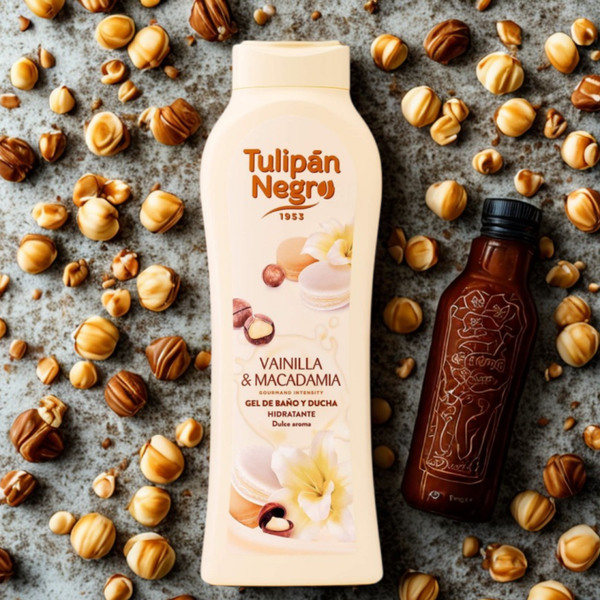 Gel douche tulipan Vanille et noix de macadamia