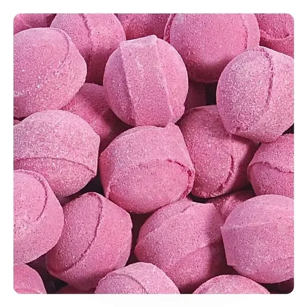 Mini-billes de bain effervescentes framboise