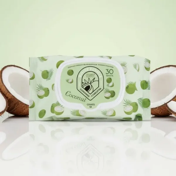 Lingettes nettoyantes/démaquillantes Coco