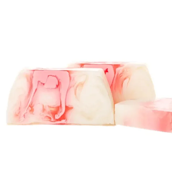 Tranche de savon glycérine framboise
