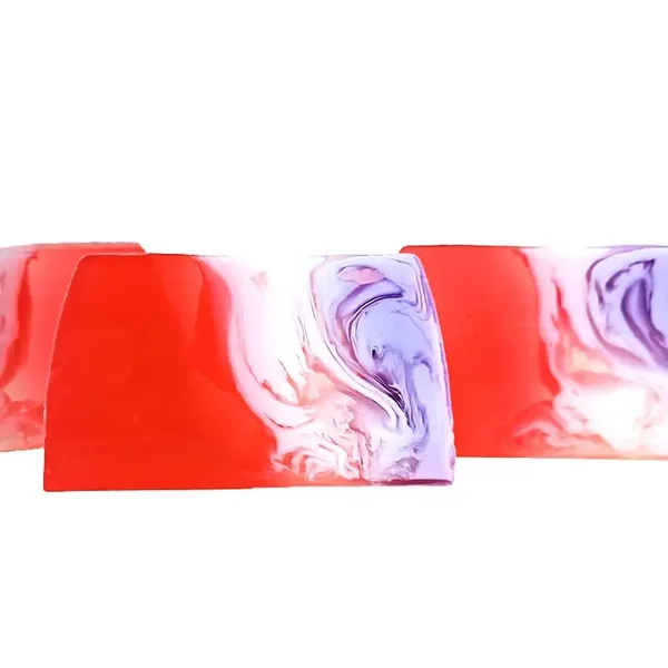 Tranche de savon glycérine Violette