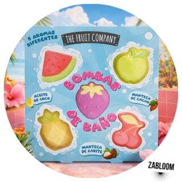 Coffret bombes de bain the fruit company
