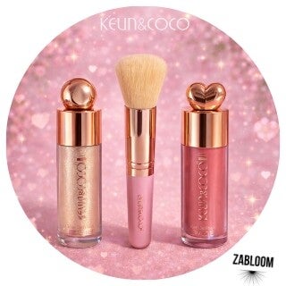 Coffret Highlighter & Blush Liquide + Pinceau