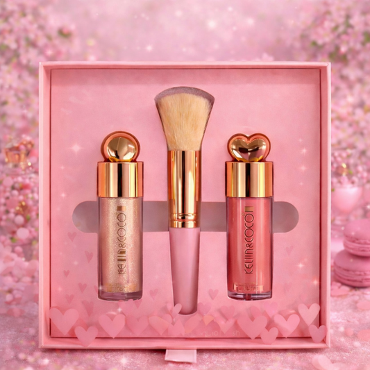 Coffret Highlighter & Blush Liquide + Pinceau
