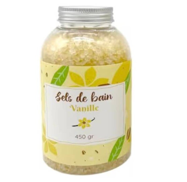 Sel de bain vanille