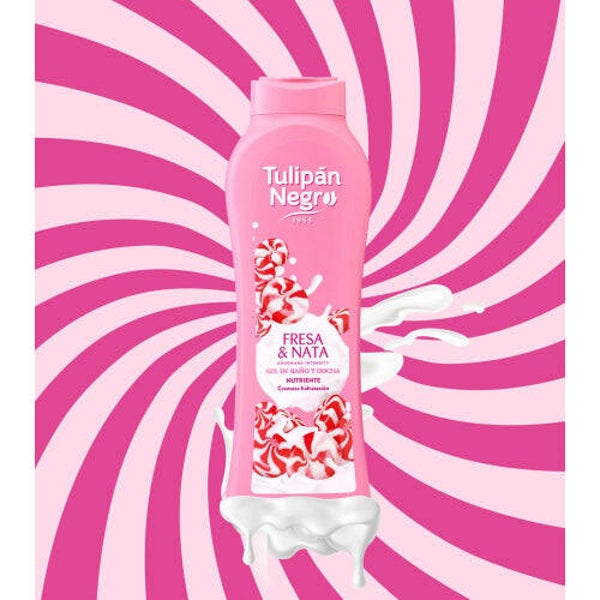 Gel douche tulipan Fraise et crème