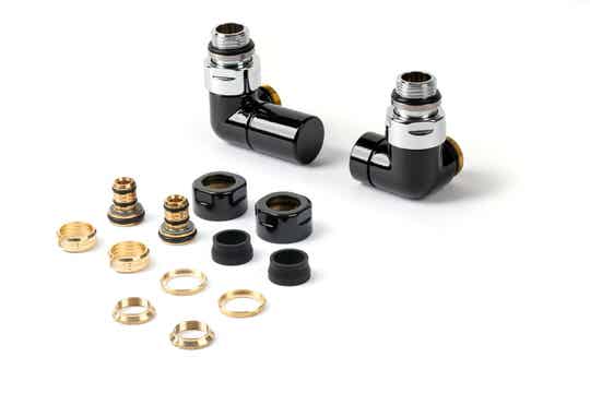 3-assige radiatorkraan set