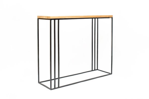 Eikenhouten bijzettafel 100x30 cm