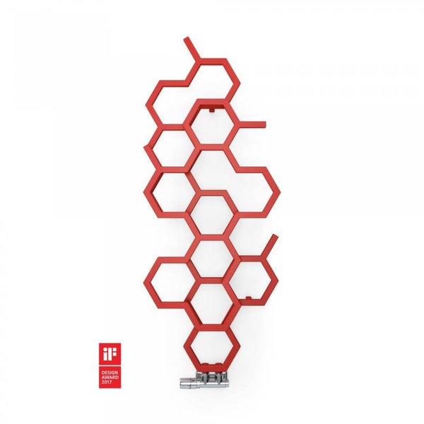 Hex design radiator
