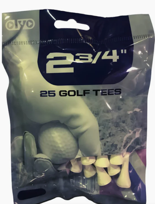 Olyo 64mm Golfpegger 25pk