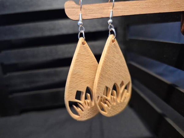Boucles d'oreilles Tournesol bas