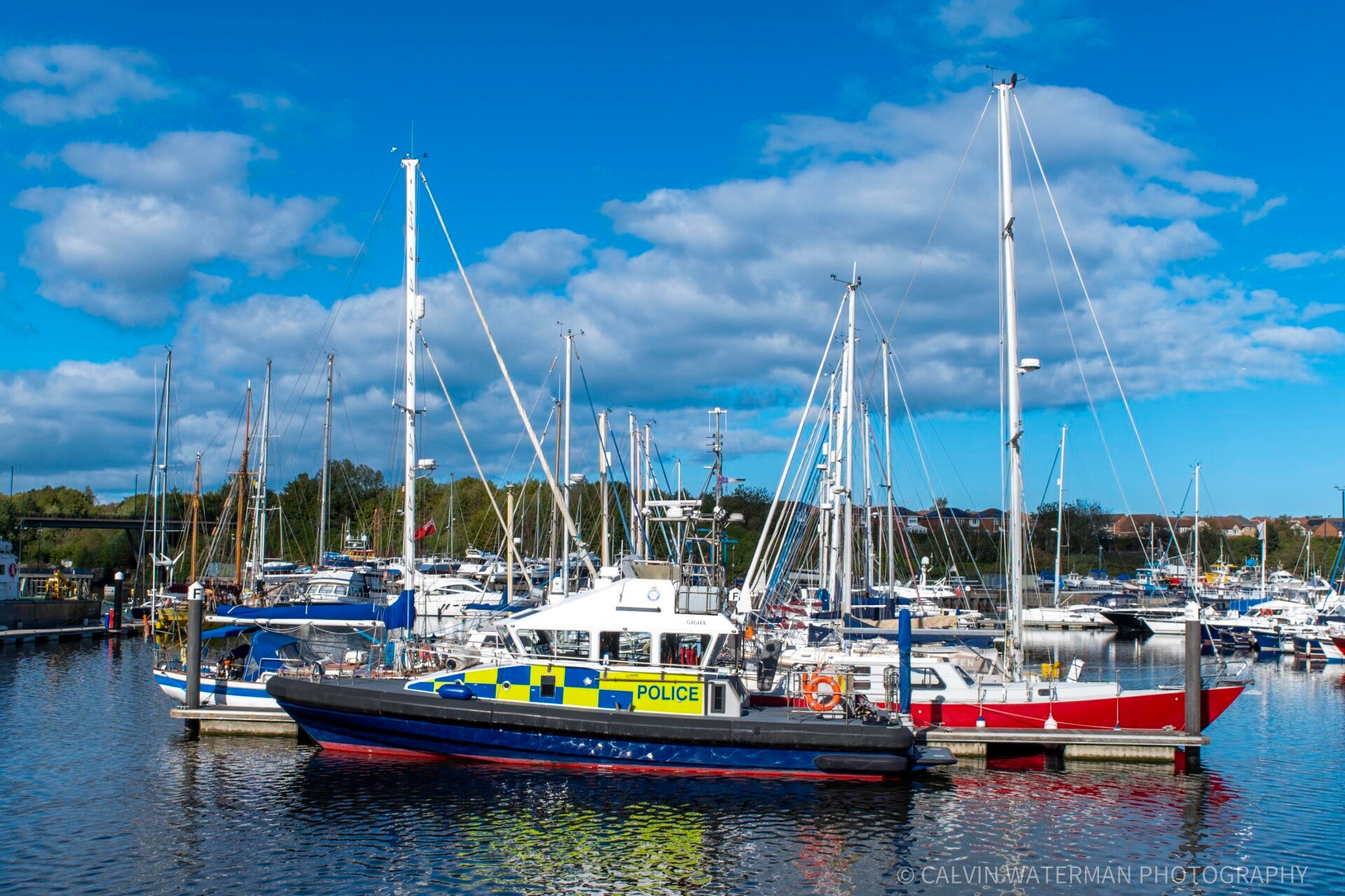 North Shields Marina - Police Boat