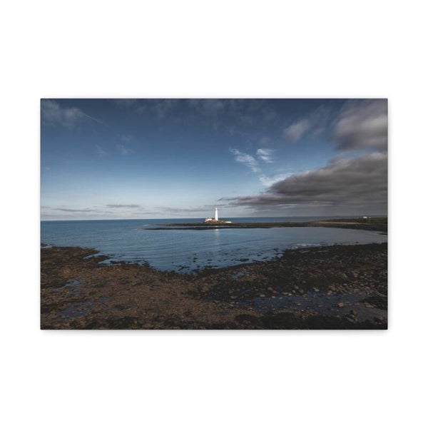 St Mary's Lighthouse Canvas (18″ x 12″)