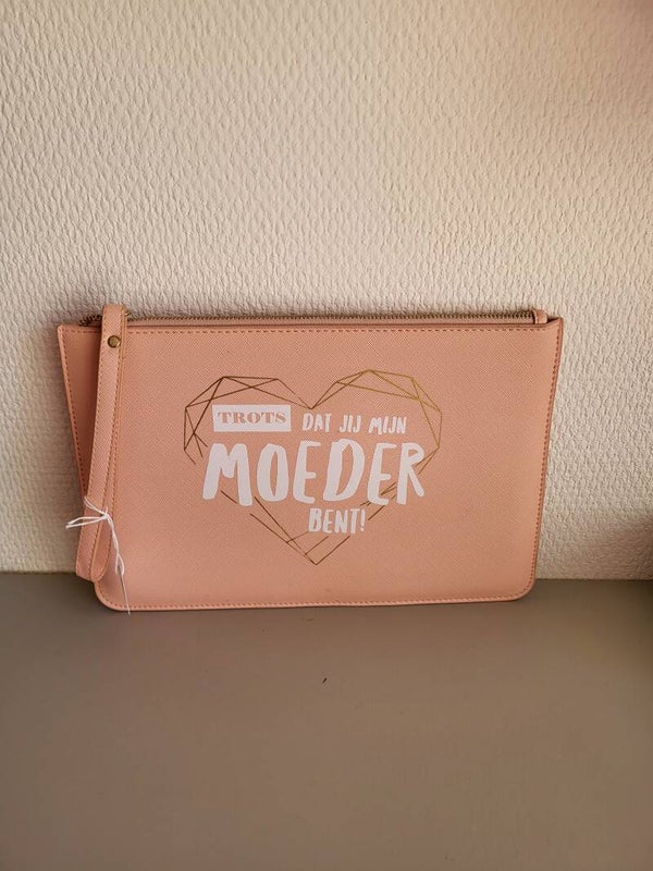 Clutch tas roos - Moeder