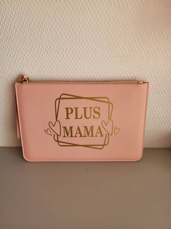 Clutch tas roos - Plusmama