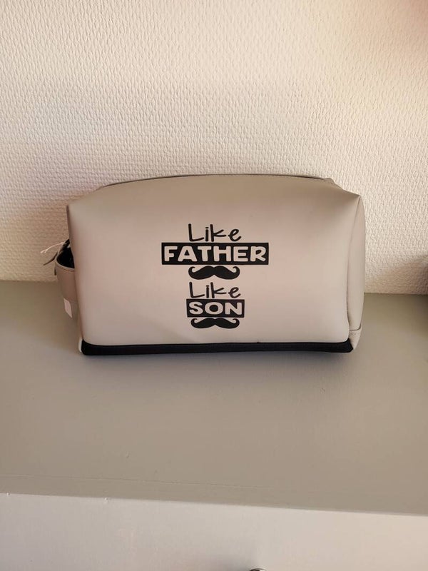 PU Toiletry Case L clay - Father son