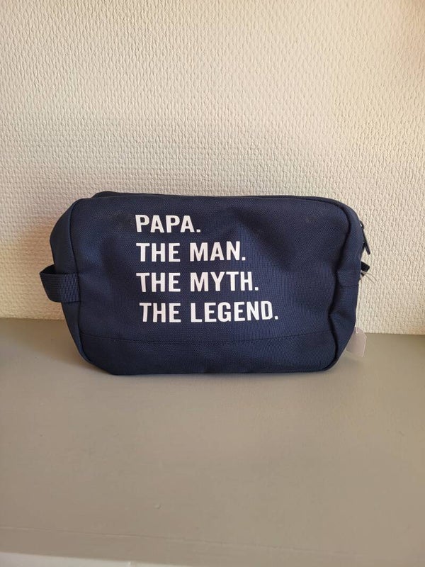 Recycled Wash Bag navy - Papa