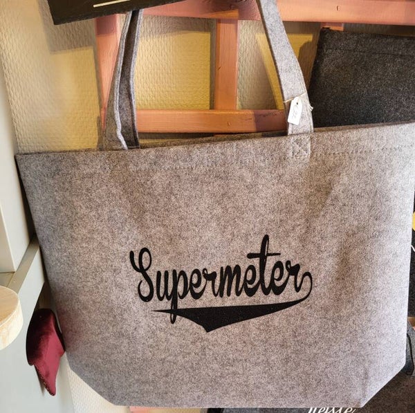 Vilten draagtas BIG - Supermeter