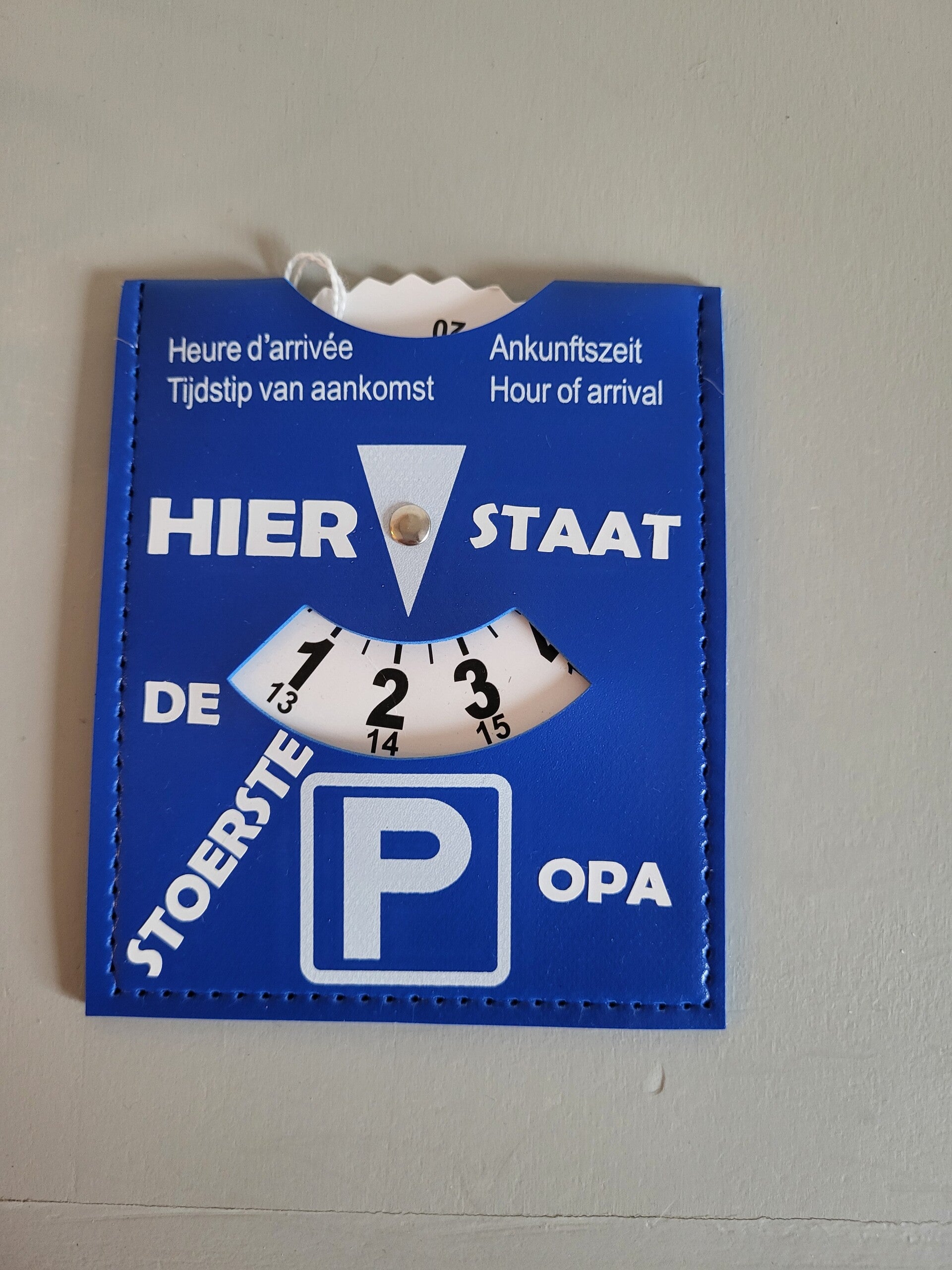 Parkeerschijf - Opa