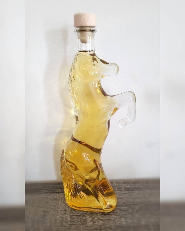 Glazen Paard fles 350ml